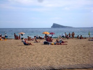 playa levante benidorm